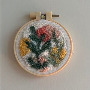 Flower Punch Needle Art